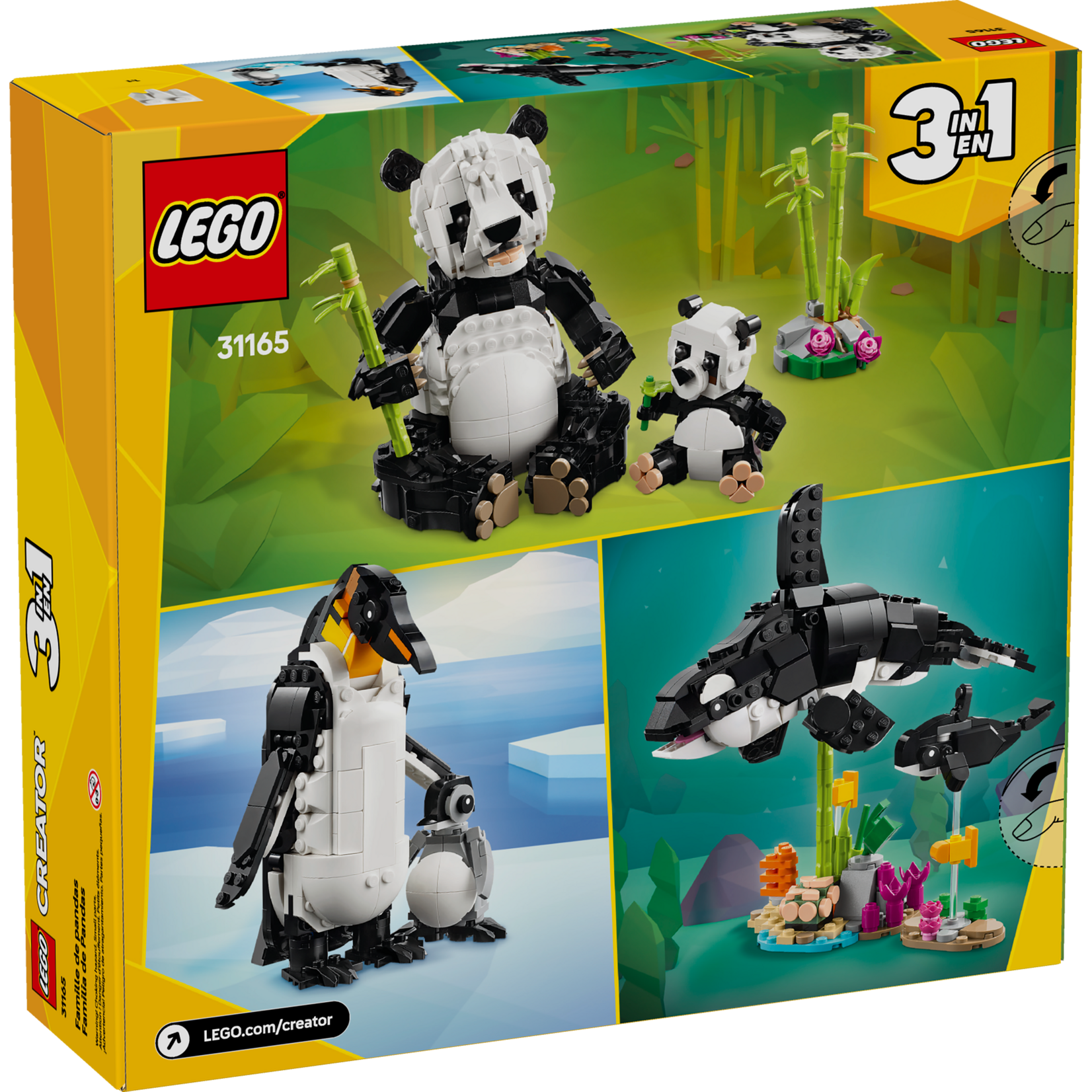 LEGO® Creator 31165 - Wild Animals: Panda Family