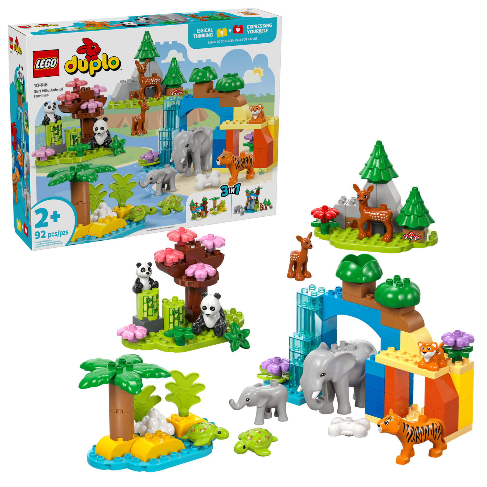 DUPLO® 10446 - 3in1 Wild Animal Families