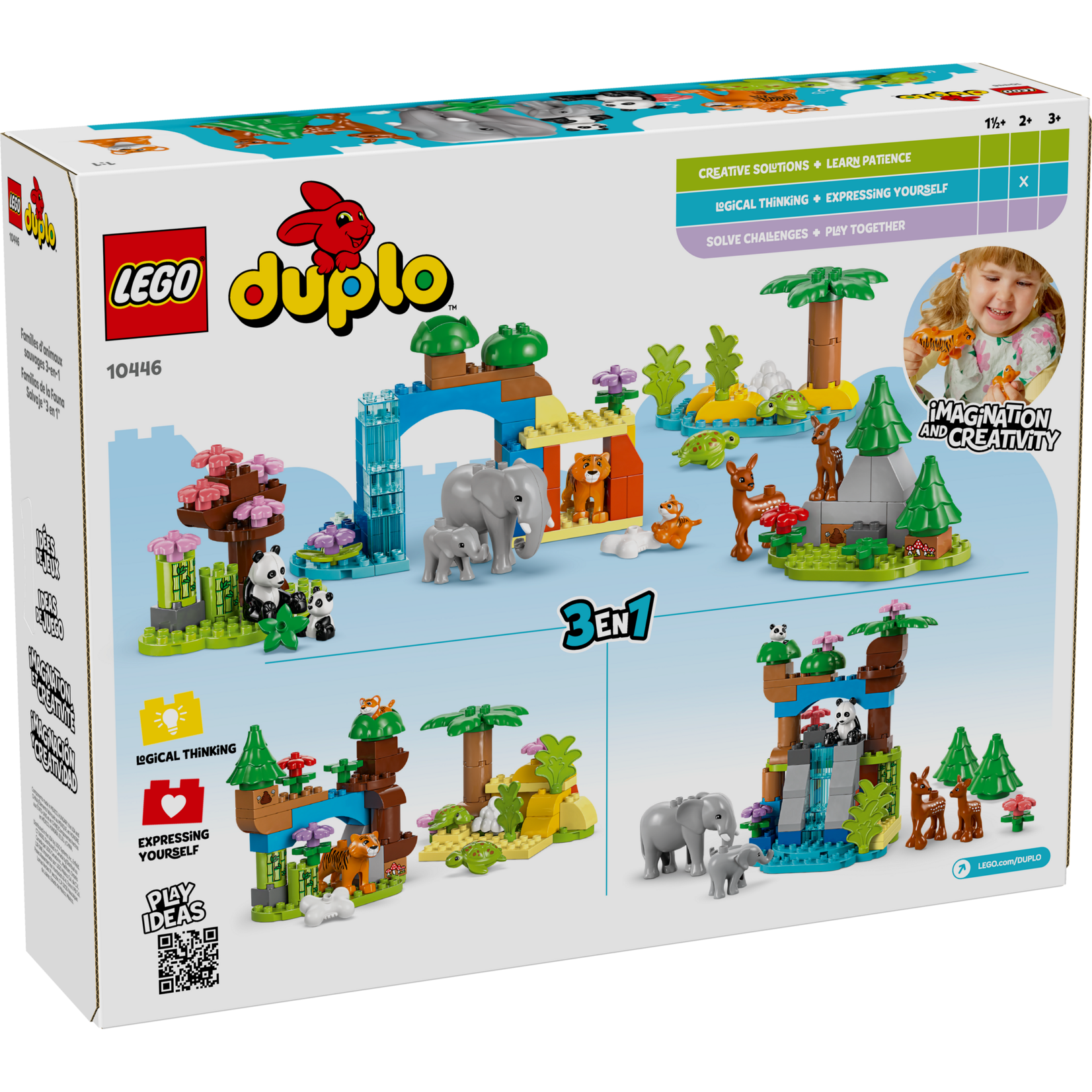 DUPLO® 10446 - 3in1 Wild Animal Families