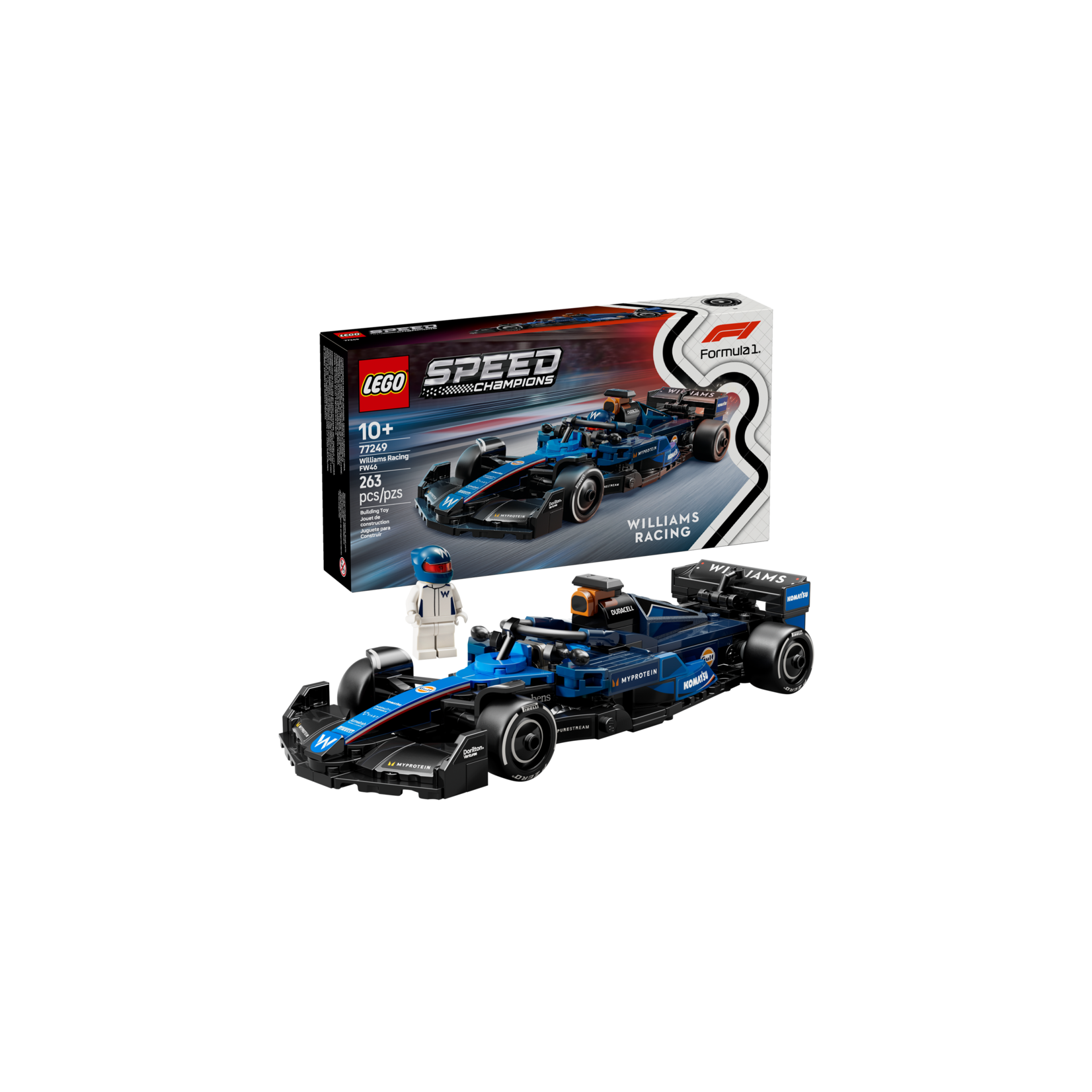 LEGO® Speed Champions 77249 - Williams Racing FW45 F1 Race Car