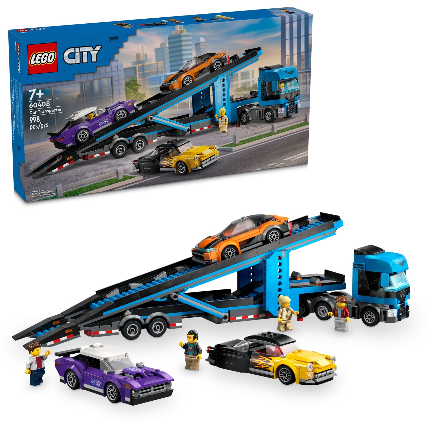 LEGO® City 60408 - Car Transporter Truck With Sports Cars