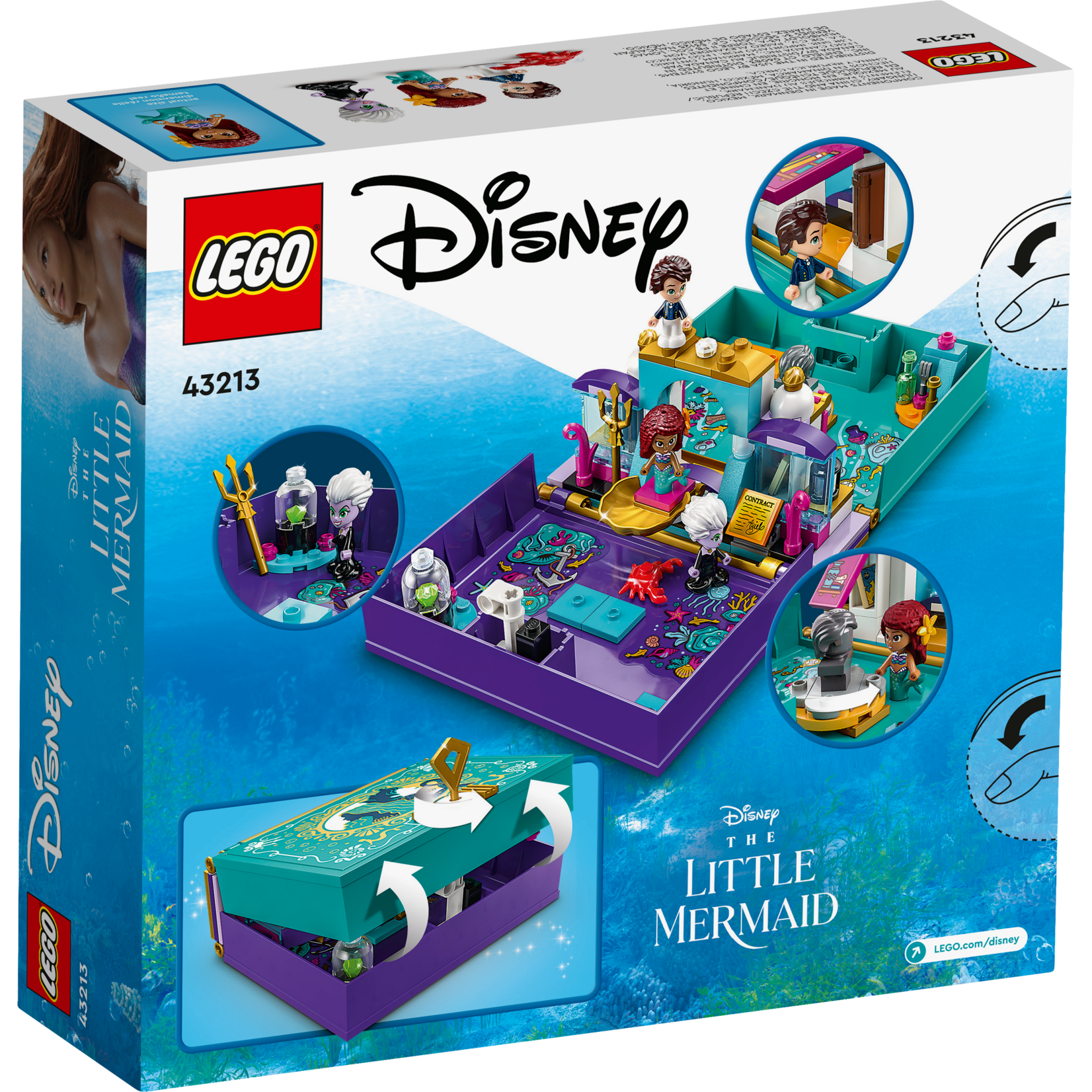 LEGO® Disney 43213 - The Little Mermaid Story Book