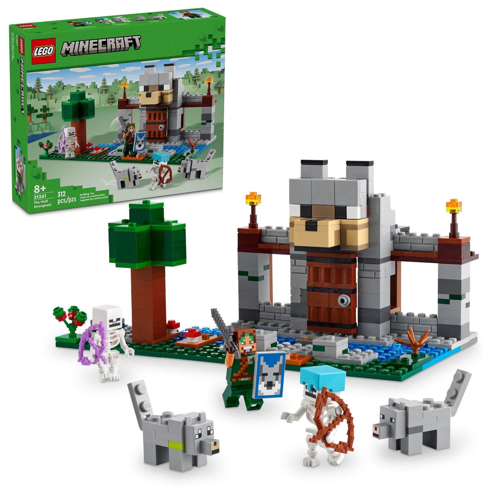 LEGO® Minecraft 21261 - The Wolf Stronghold