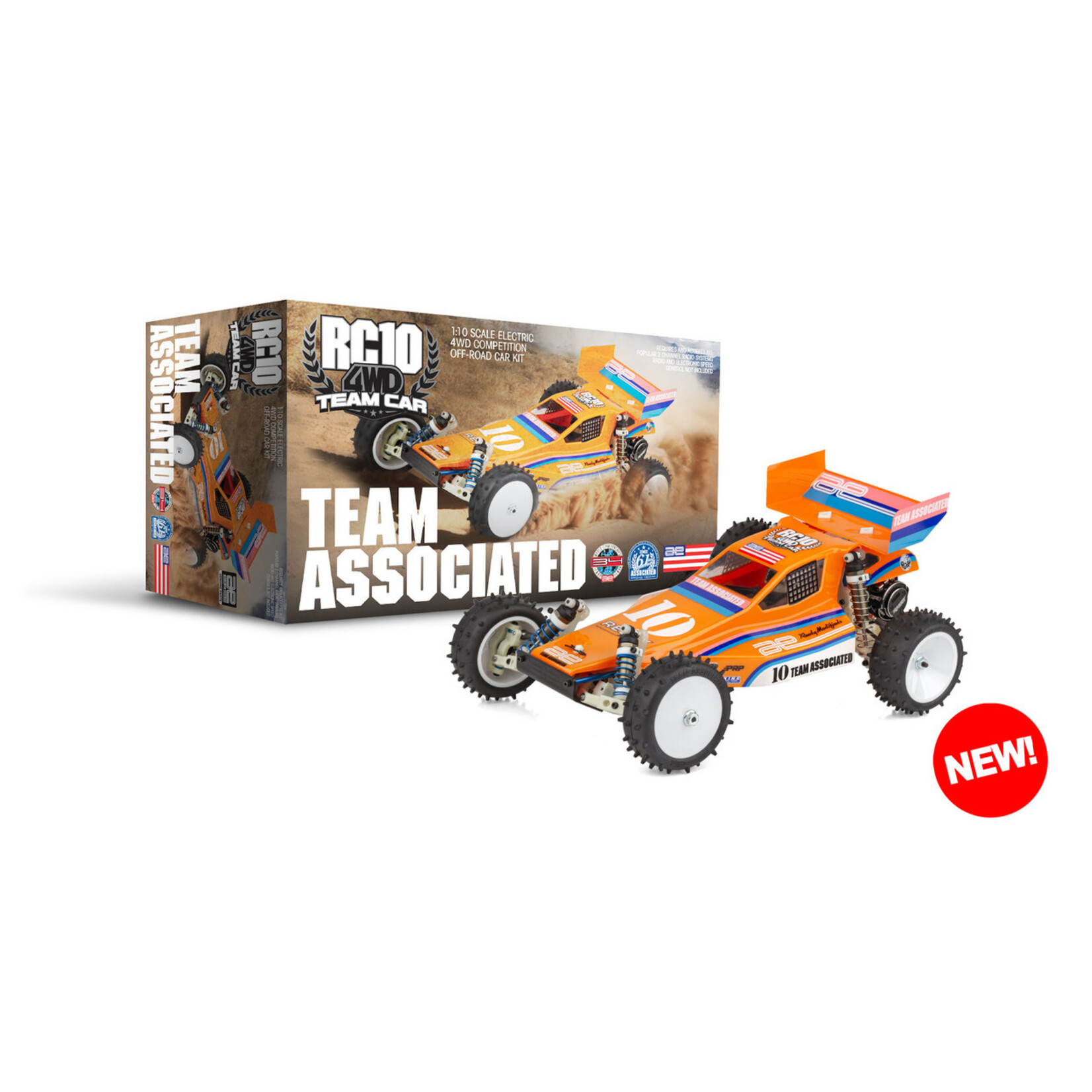 Associated ASC 6046 RC10 4WD Team Car Kit