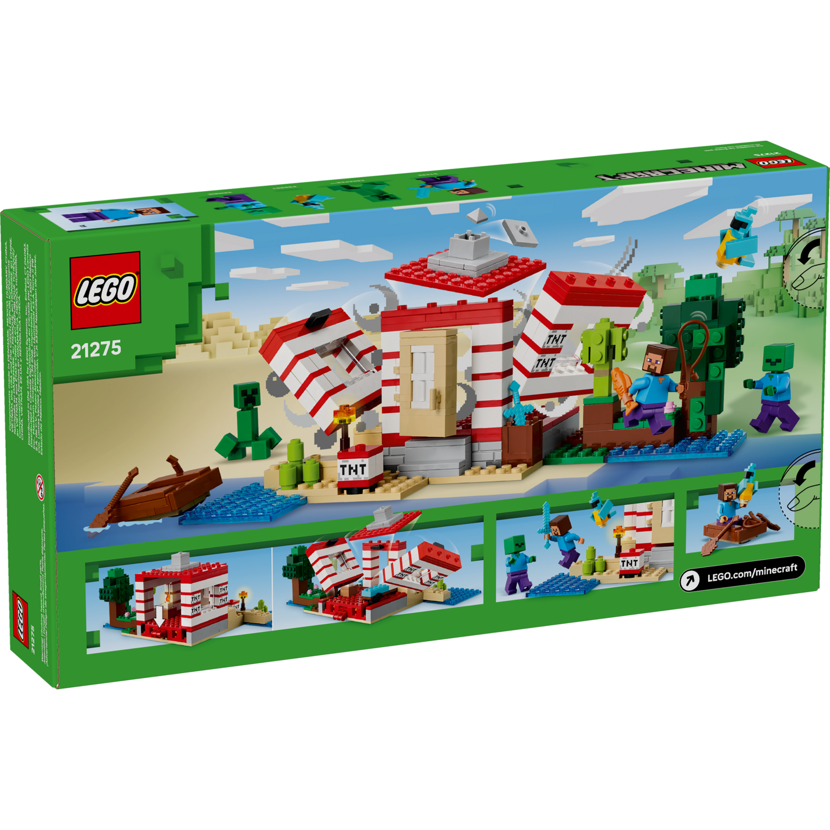 LEGO® Minecraft 21275 - The TNT Jungle House
