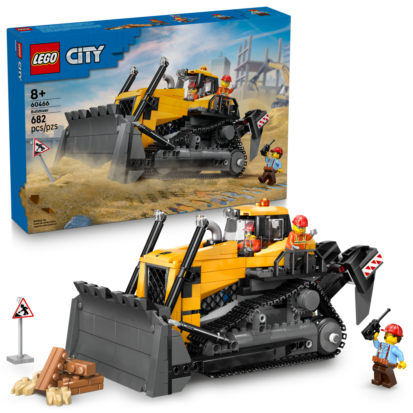 LEGO® City 60466 - Yellow Bulldozer