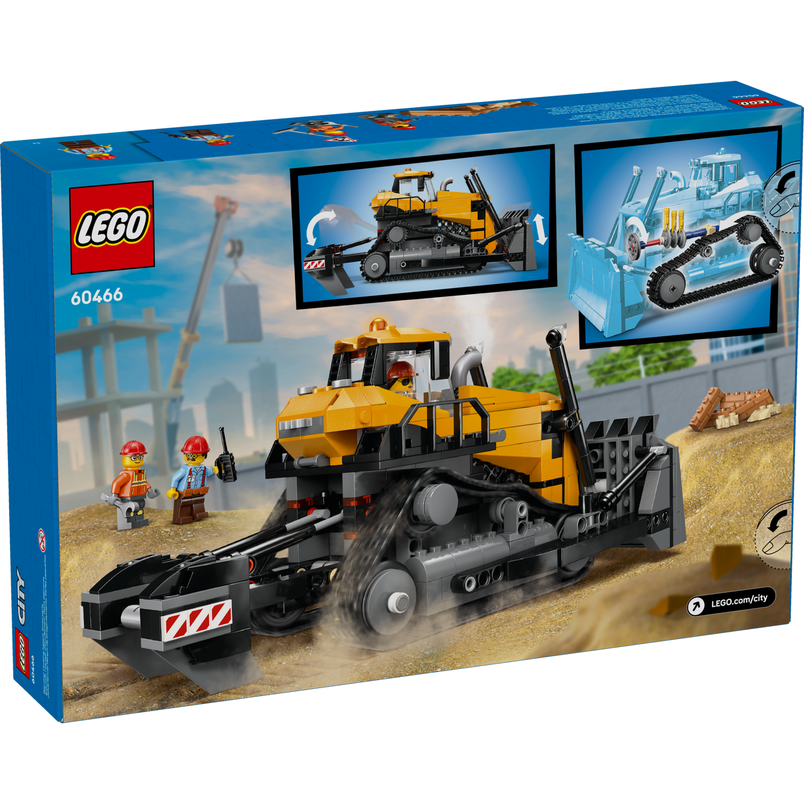 LEGO® City 60466 - Yellow Bulldozer