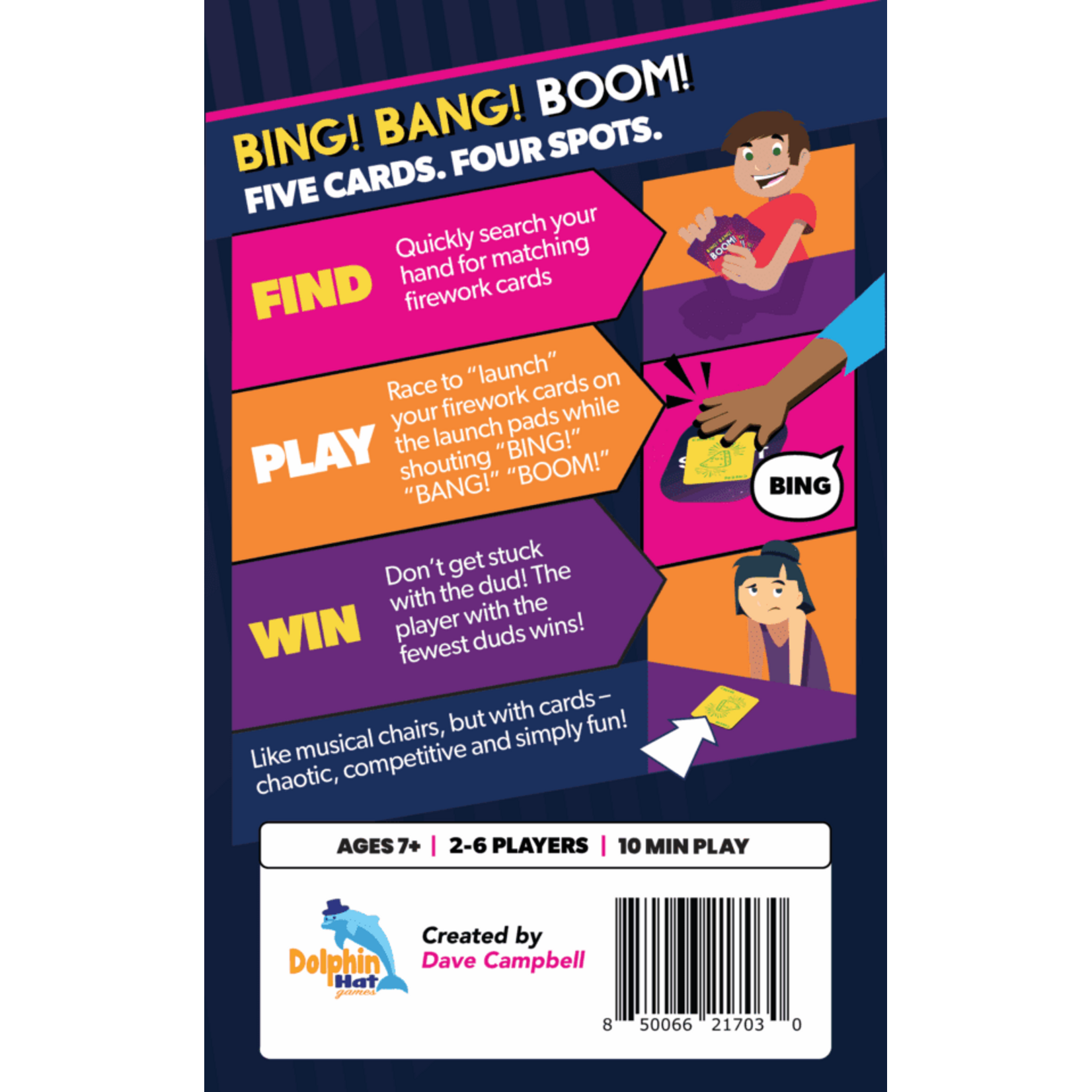 Dolphin Hat Games Bing! Bang! Boom!