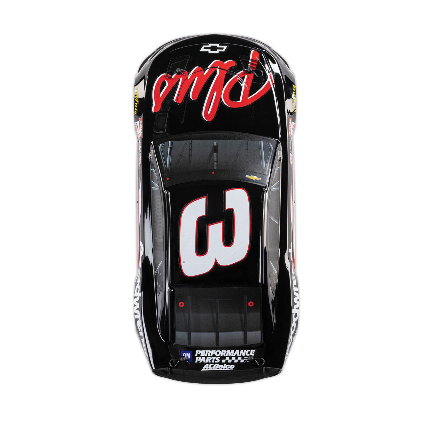 Losi LOSF1122503 - 1/12 NASCAR RCR No. 3 GM Goodwrench Chevrolet, RTR - Black