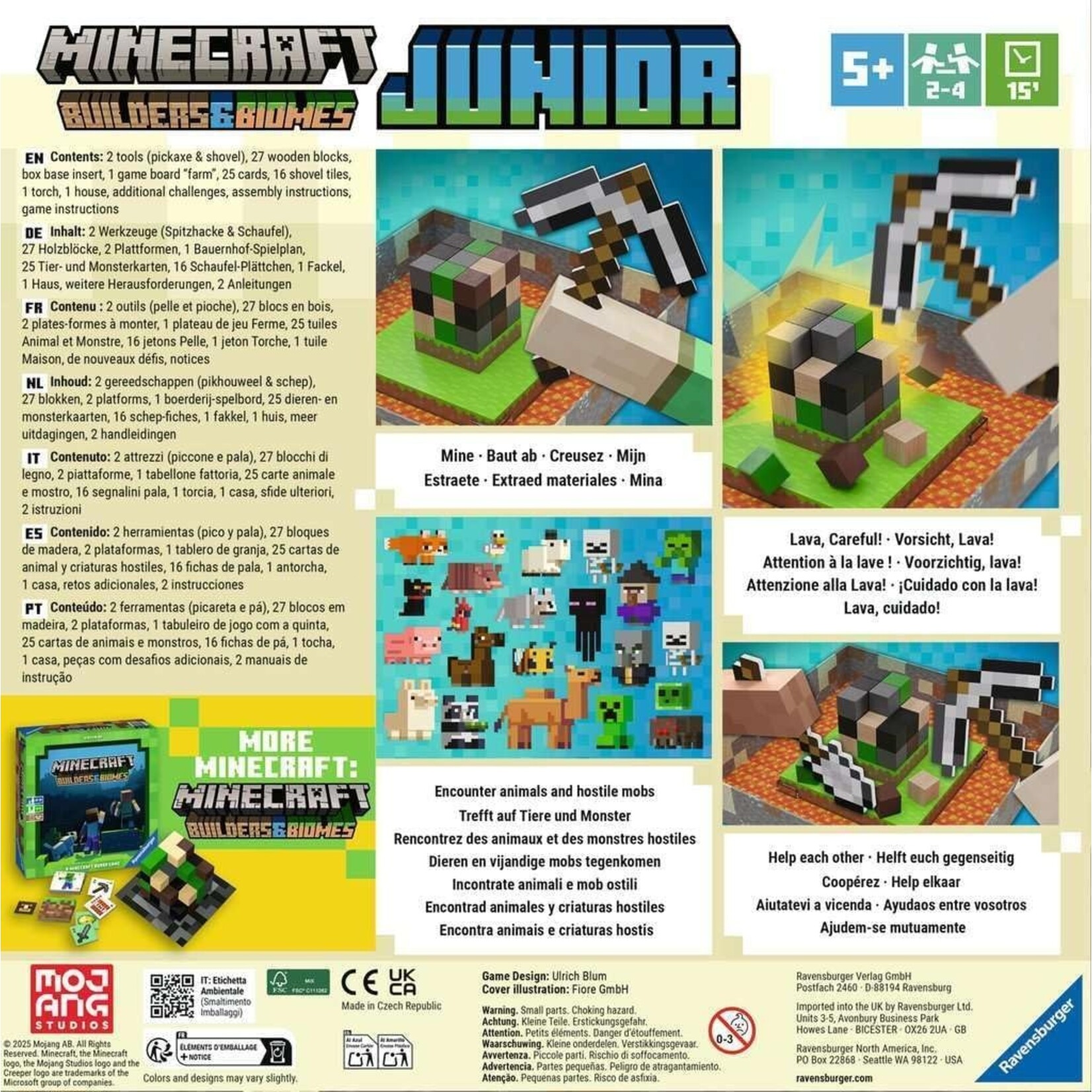 Ravensburger Minecraft Builders & Biomes Junior