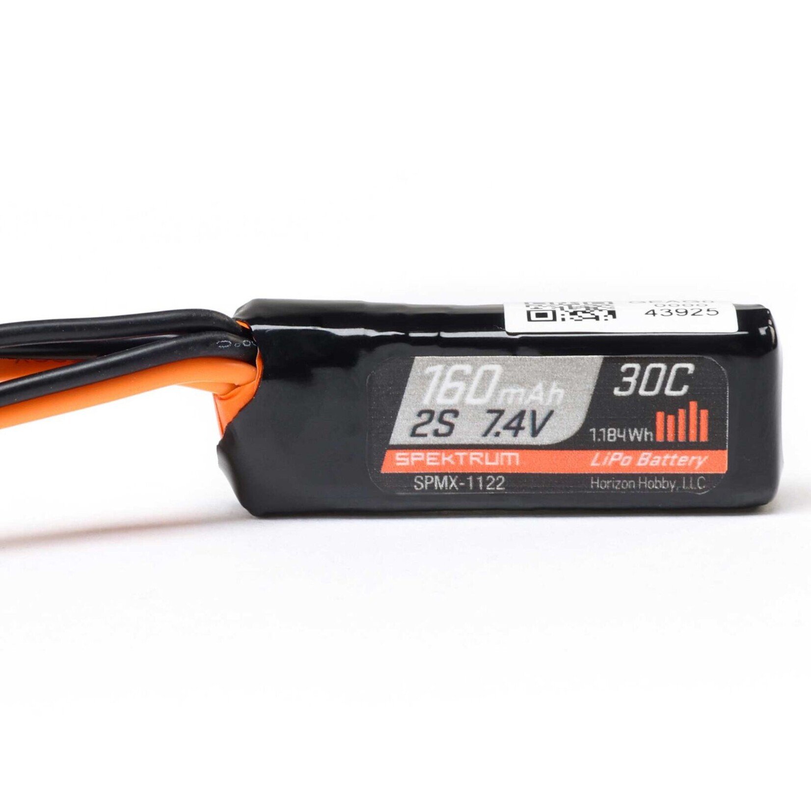 Spektrum SPMX-1122 - 7.4V 160mAh 2S 30C LiPo Battery: PH2.0 (SCX30)
