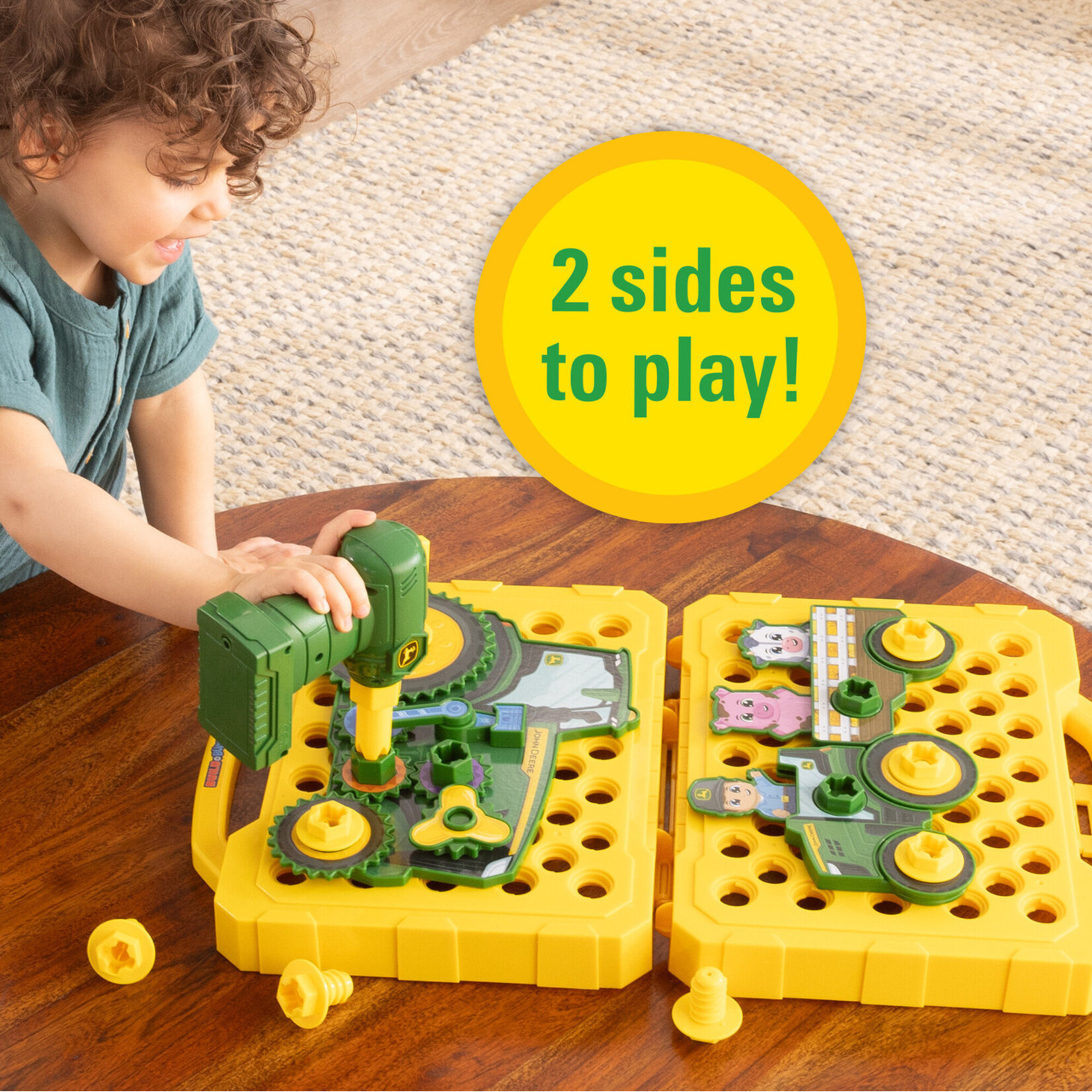 TOMY John Deere Build A Buddy Activity Board & Drill