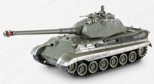 99865 - 1/28 RC IR King Tiger Tank & Bunker