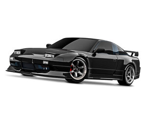 Traxxas 1052474BLK - 4-Tec Drift Nissan 240SX - Black - Hub Hobby
