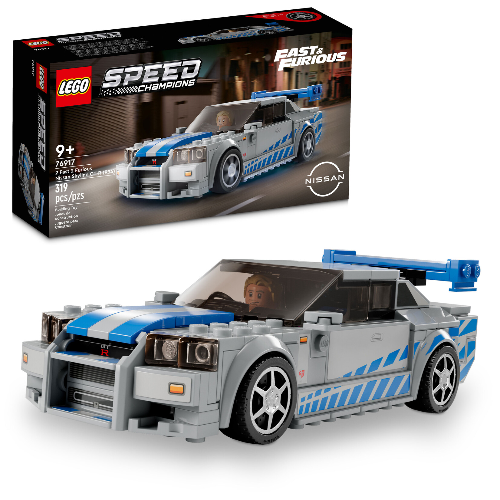 LEGO® Speed Champions 76917 - 2F & 2F Nissan Skyline GT-R