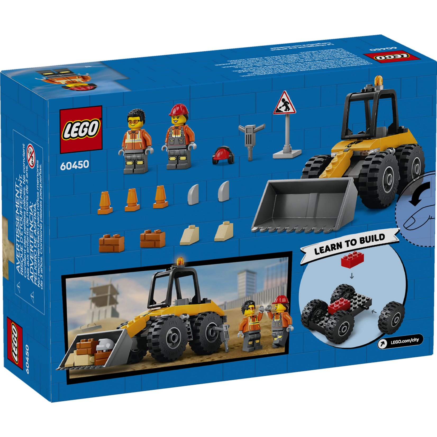 LEGO® City 60450 - Yellow Construction Wheel Loader