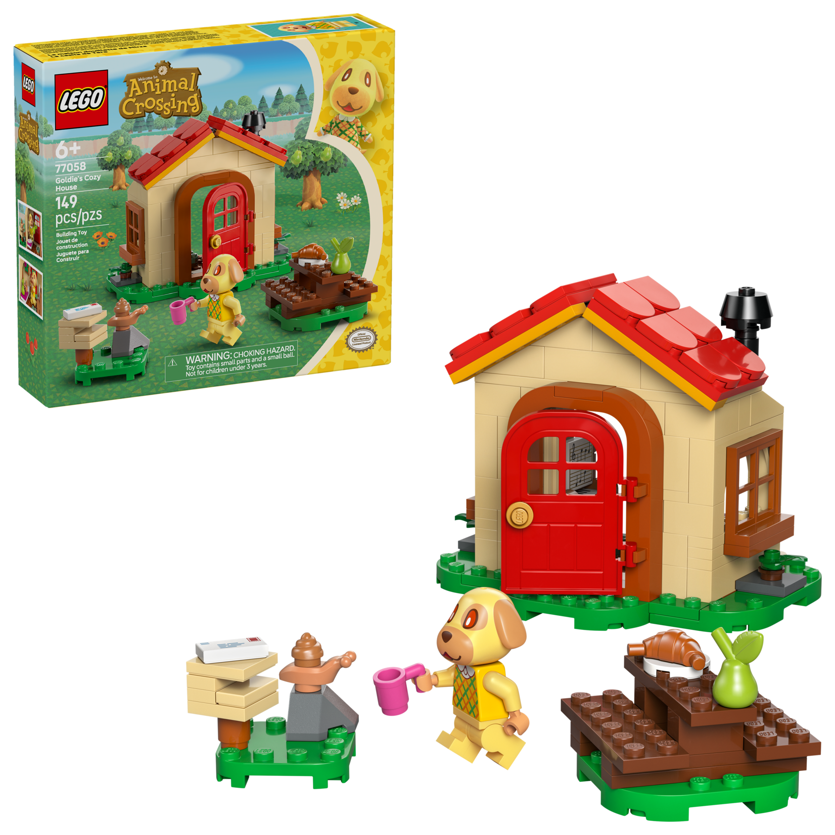 LEGO® Animal Crossing™ 77058 - Goldie's Cozy House