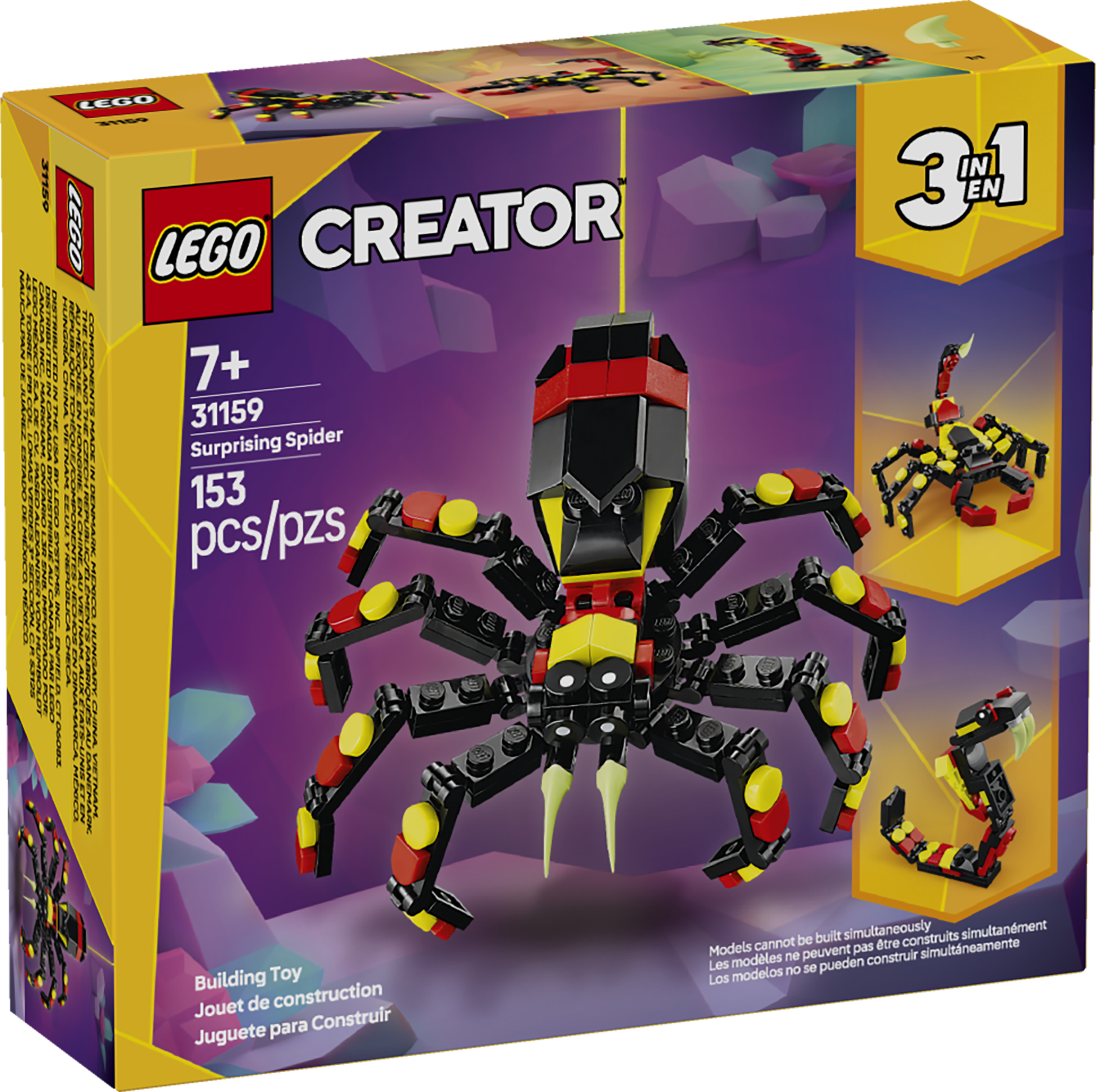 LEGO Creator 31159 - Wild Animals: Surprising Spider - Hub Hobby