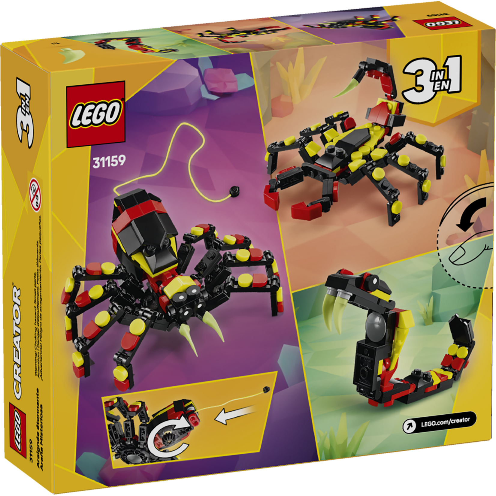 LEGO® Creator 31159 - Wild Animals: Surprising Spider