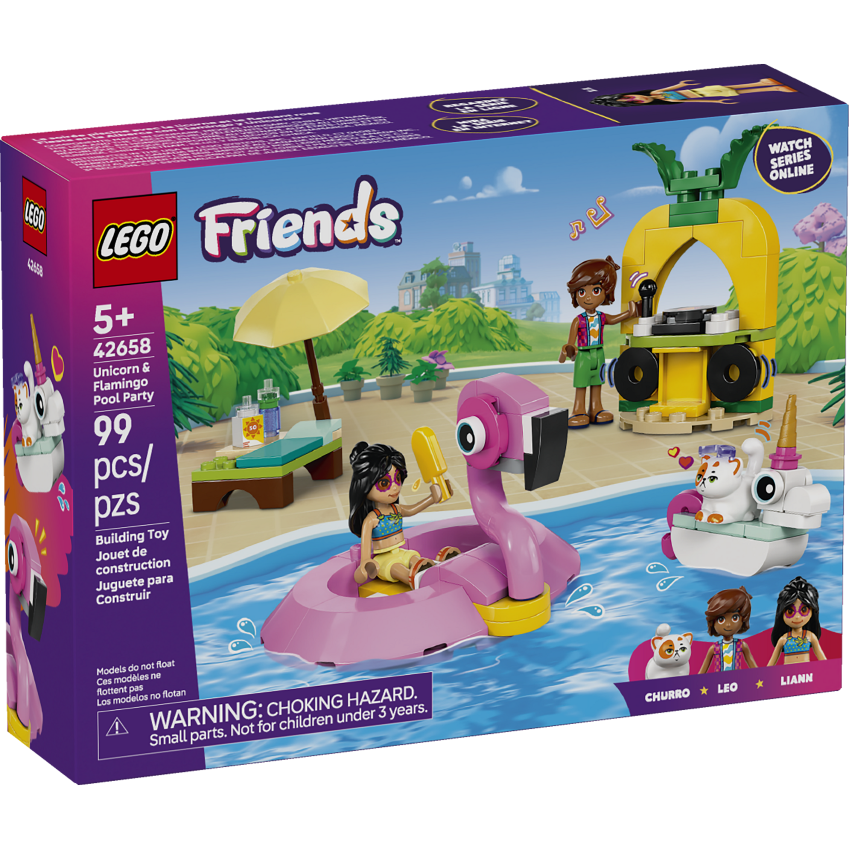 LEGO® Friends 42658 - Unicorn & Flamingo Pool Party
