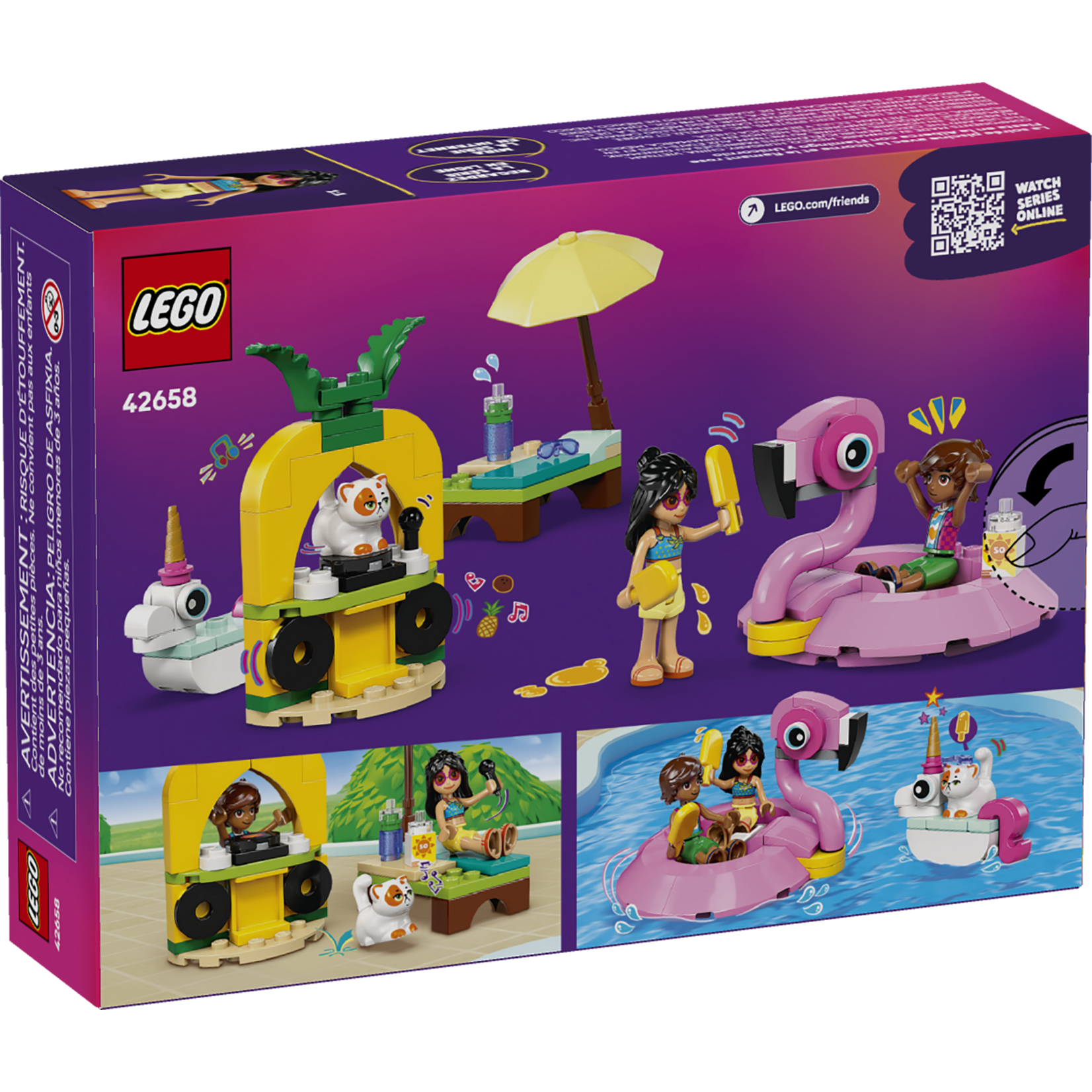 LEGO® Friends 42658 - Unicorn & Flamingo Pool Party