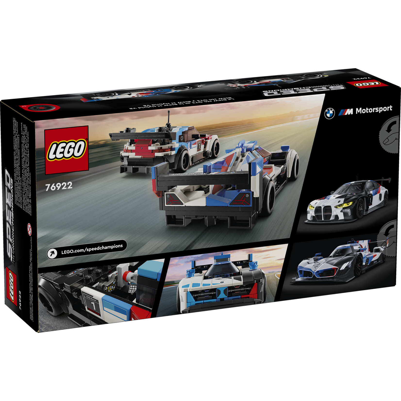 LEGO® Speed Champions 76922 - BMW M4 GT3 & BMW M Hybrid V8 Race Cars
