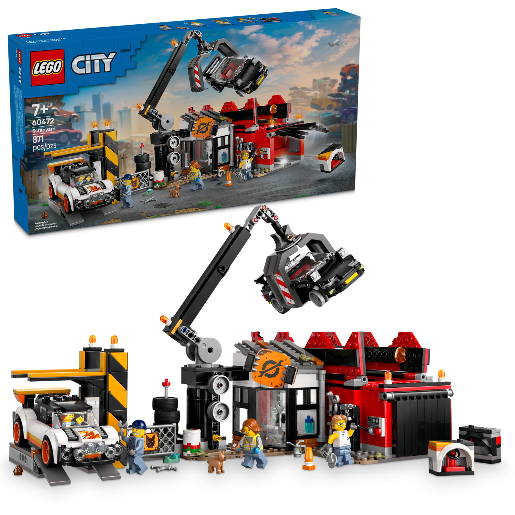 LEGO® City 60472 - Scrapyard with Cars