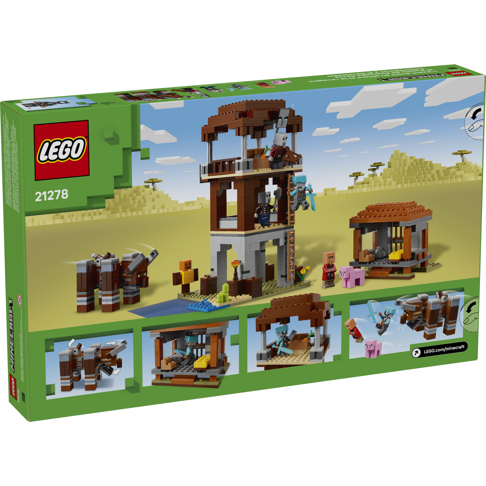 LEGO® Minecraft 21278 - The Pillager Outpost and Ravager