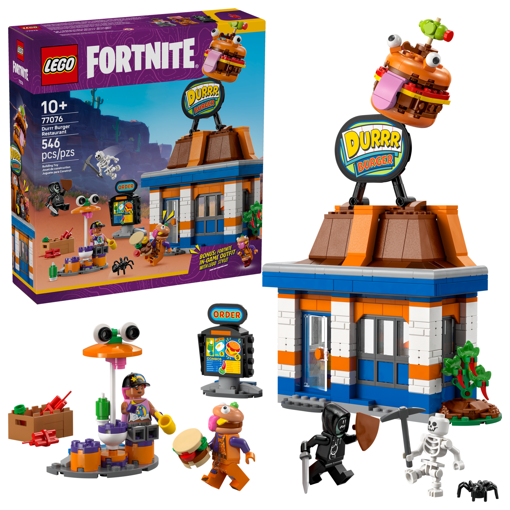 LEGO® Fortnite® 77076 - Durr Burger Restaurant