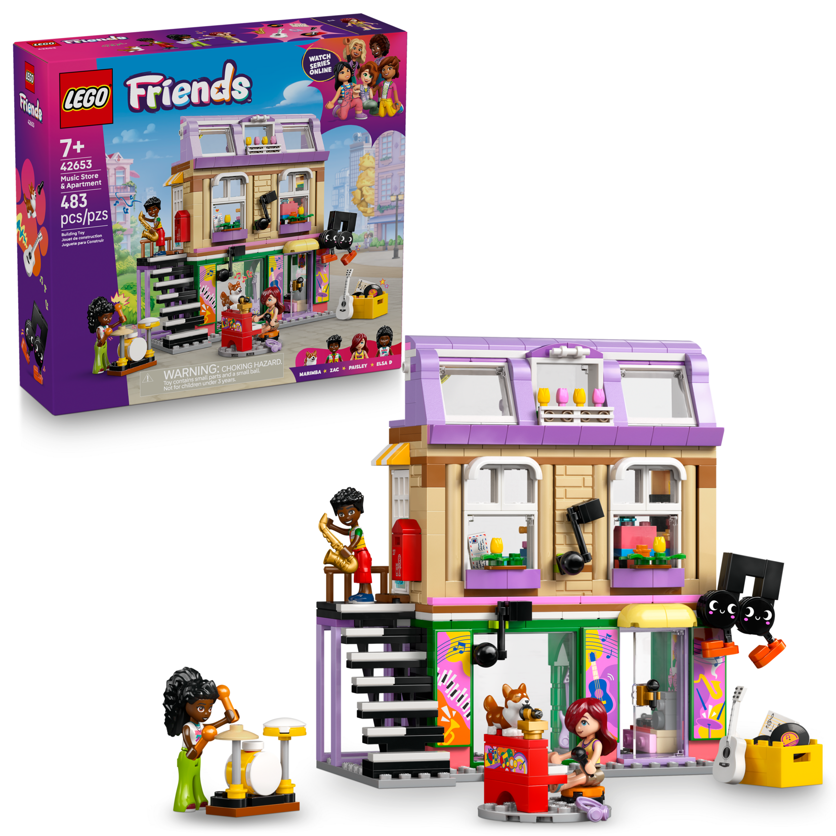 LEGO® Friends 42653 - Music Store & Apartment
