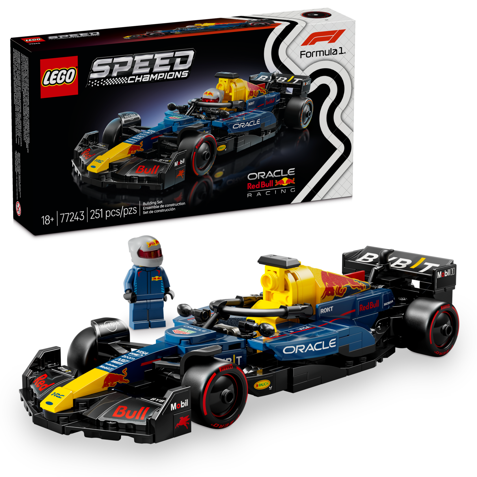 LEGO® Speed Champions 77243 - Oracle Red Bull racing RB20 F1 Race Car