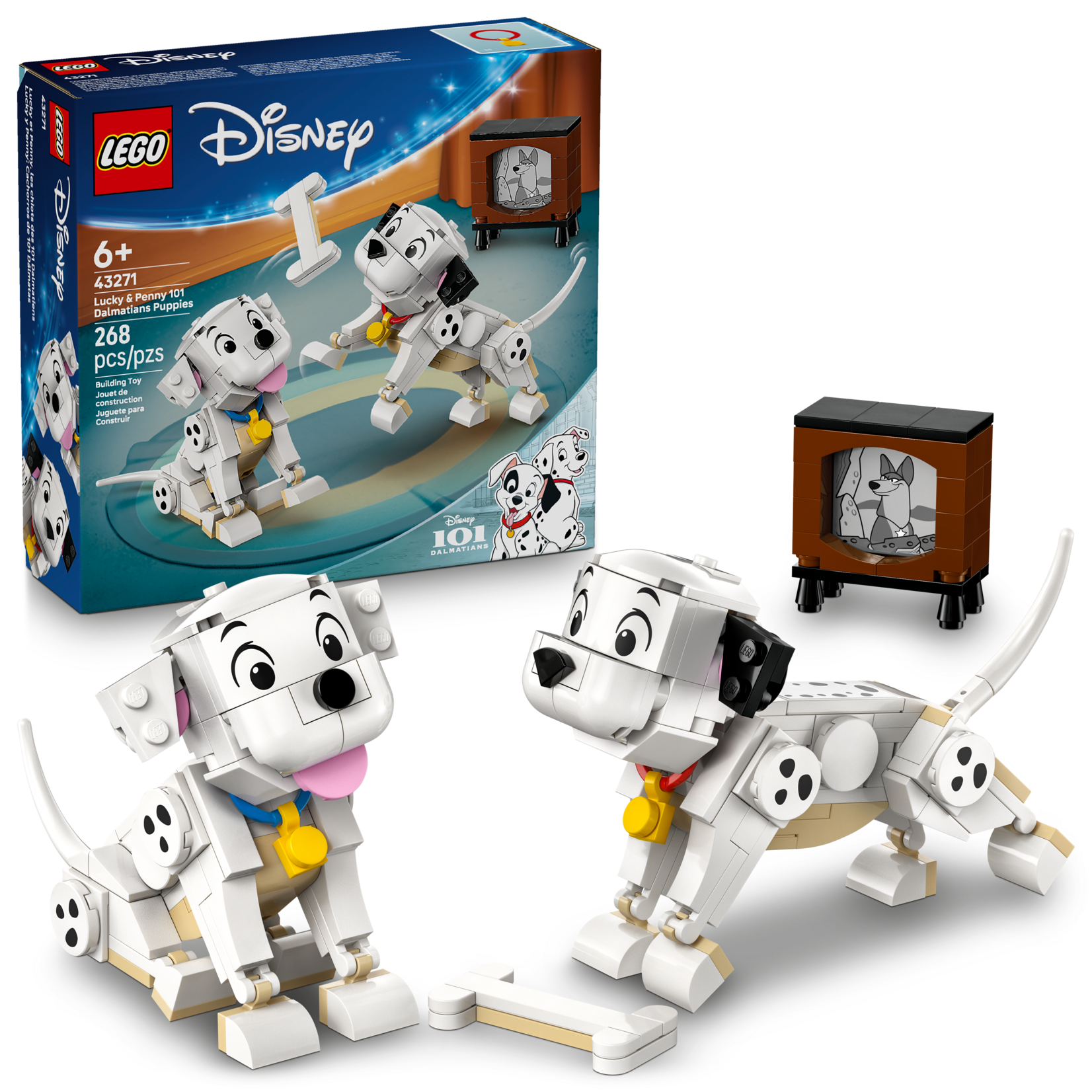 LEGO® Disney 43271 - Lucky & Penny 101 Dalmatians Puppies