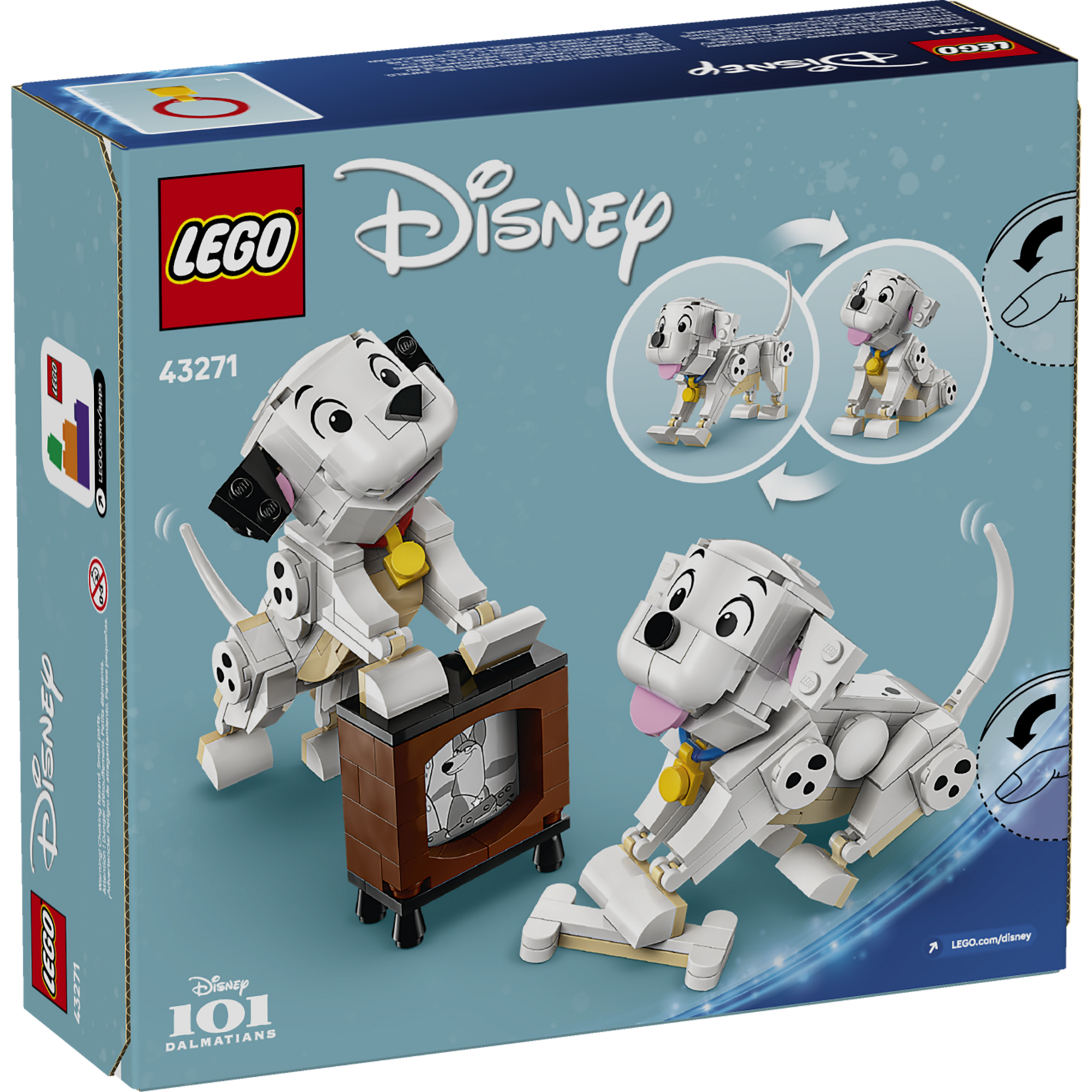 LEGO® Disney 43271 - Lucky & Penny 101 Dalmatians Puppies