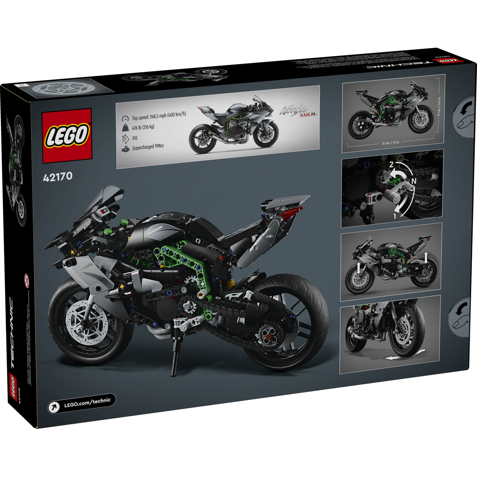 LEGO® Technic™ 42170 - Kawasaki Ninja H2R Motorcycle