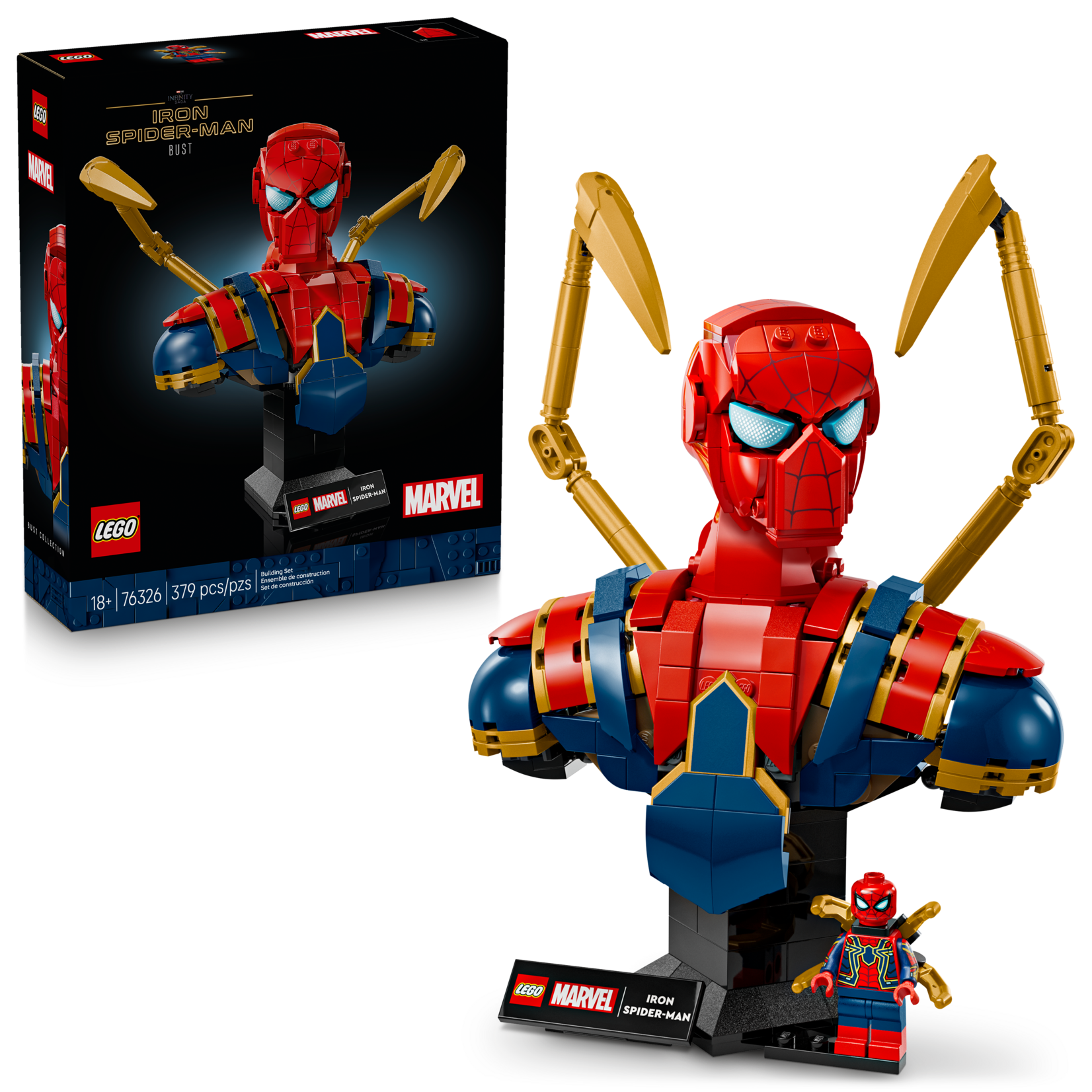 LEGO® Marvel 76326 - Iron Spider-Man Bust