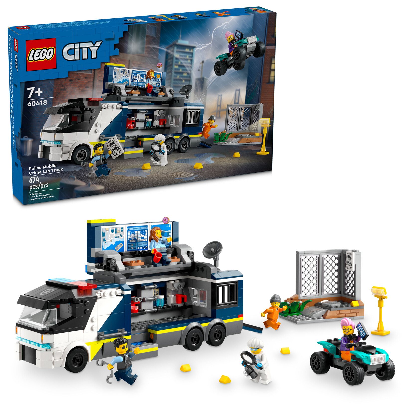 LEGO® City 60418 - Police Mobile Crime Lab Truck