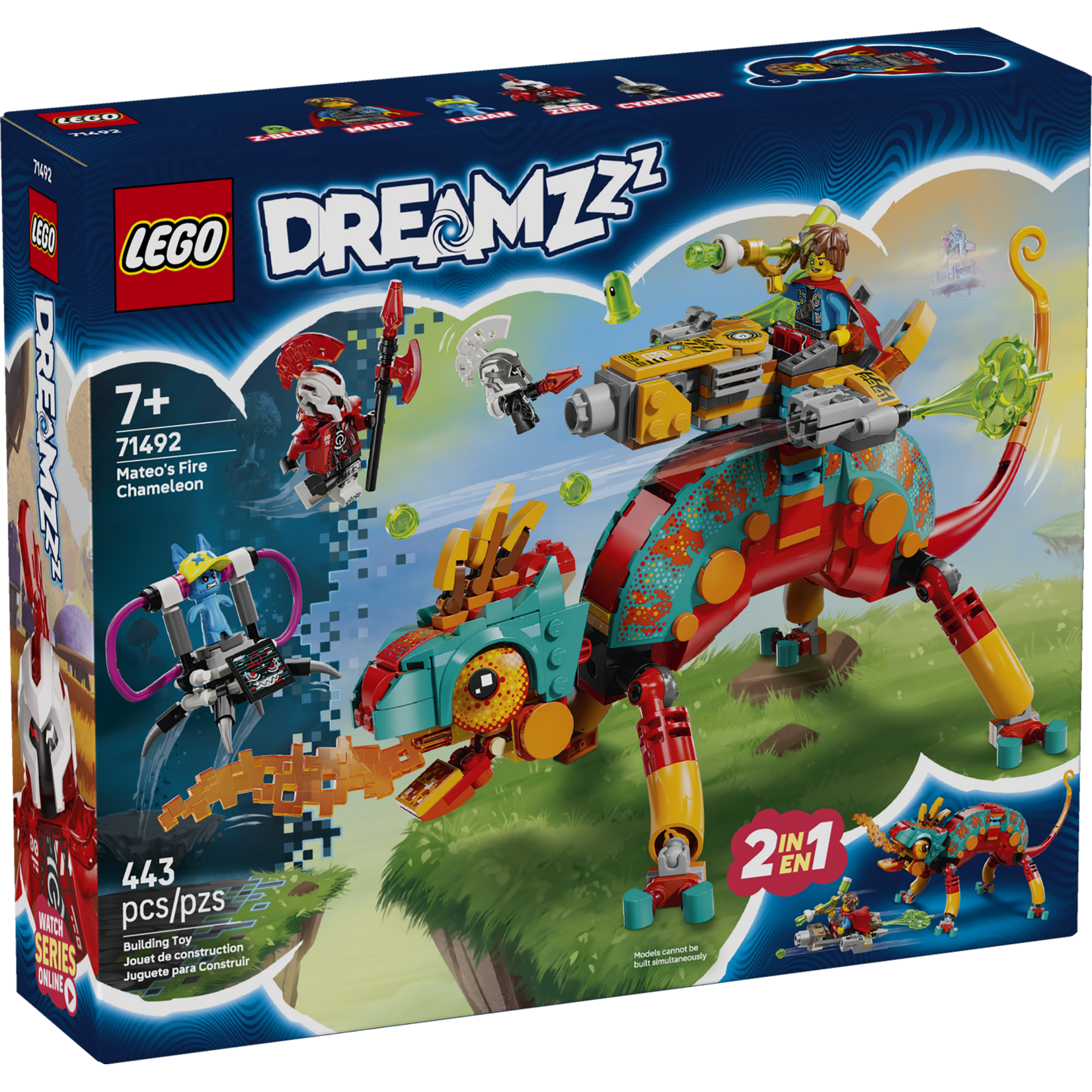 LEGO® DREAMZzz™ 71492 - Mateo's Fire Chameleon