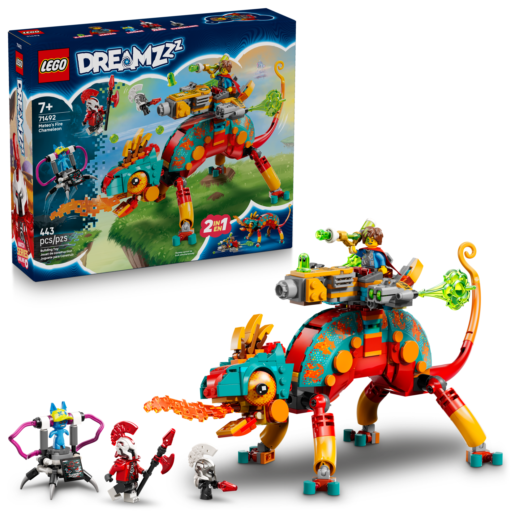 LEGO® DREAMZzz™ 71492 - Mateo's Fire Chameleon