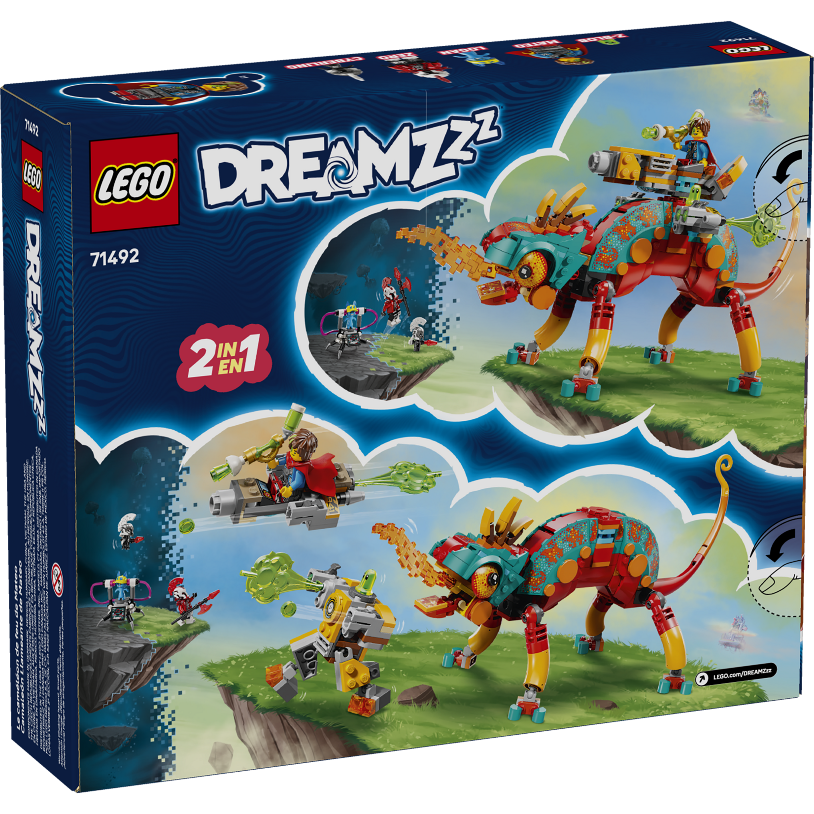 LEGO® DREAMZzz™ 71492 - Mateo's Fire Chameleon