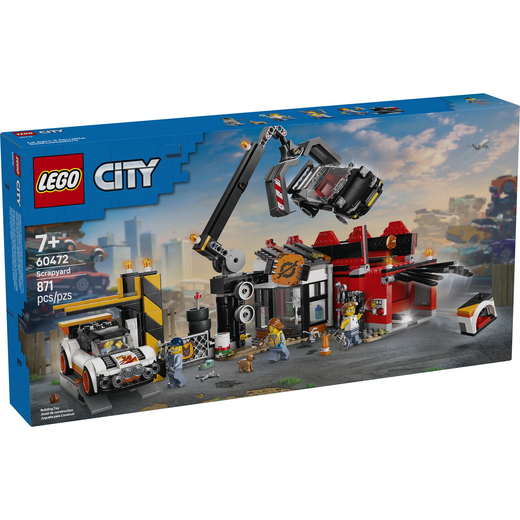 LEGO® City 60472 - Scrapyard with Cars