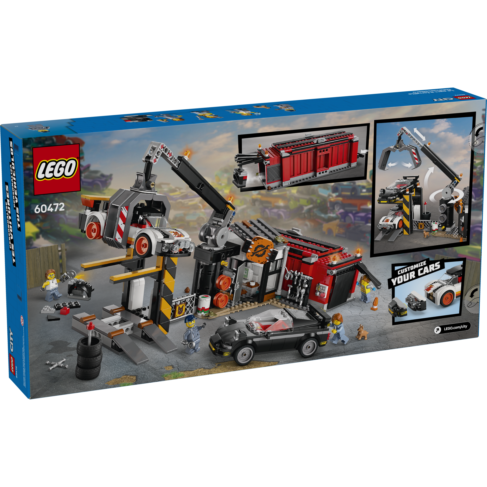LEGO® City 60472 - Scrapyard with Cars