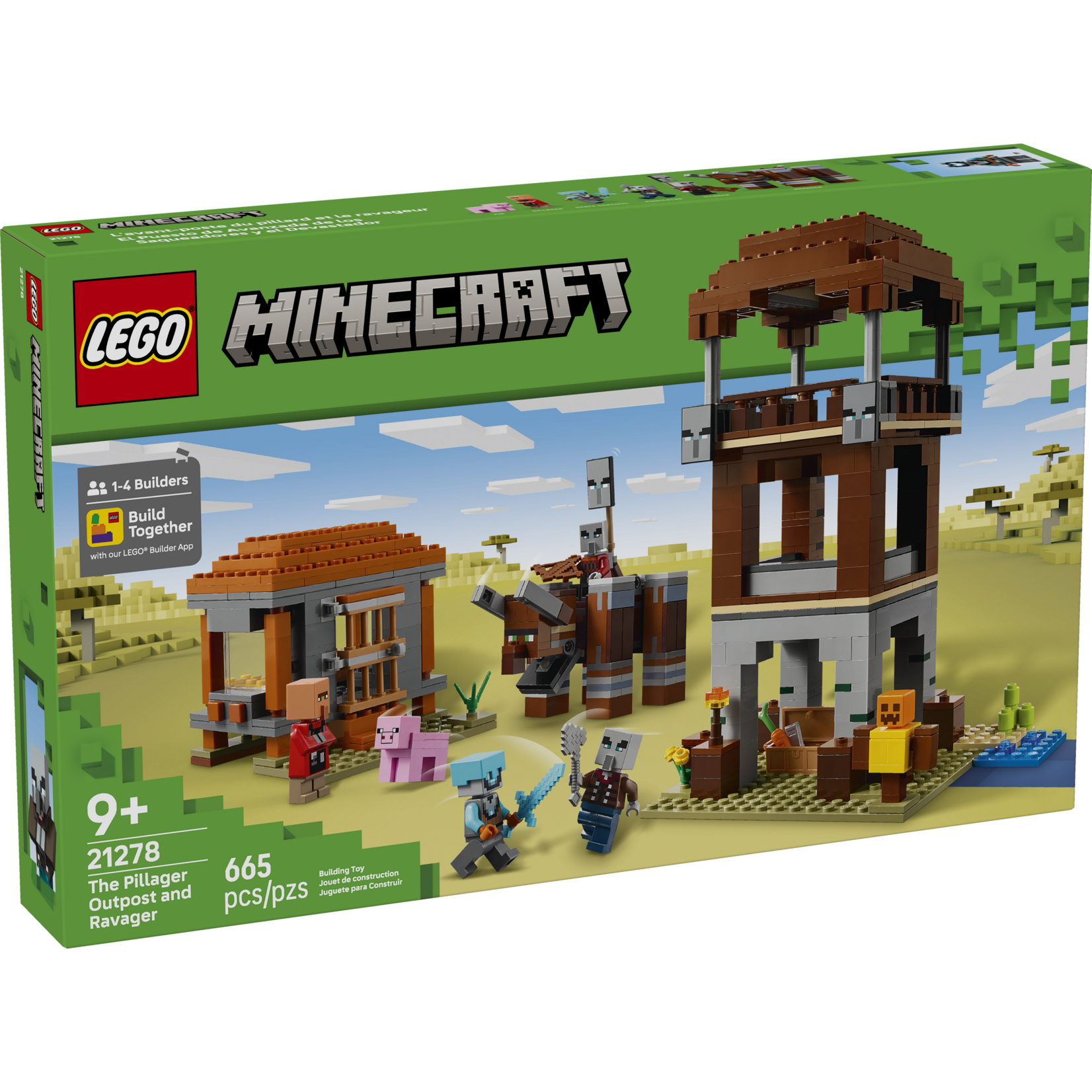 LEGO® Minecraft 21278 - The Pillager Outpost and Ravager