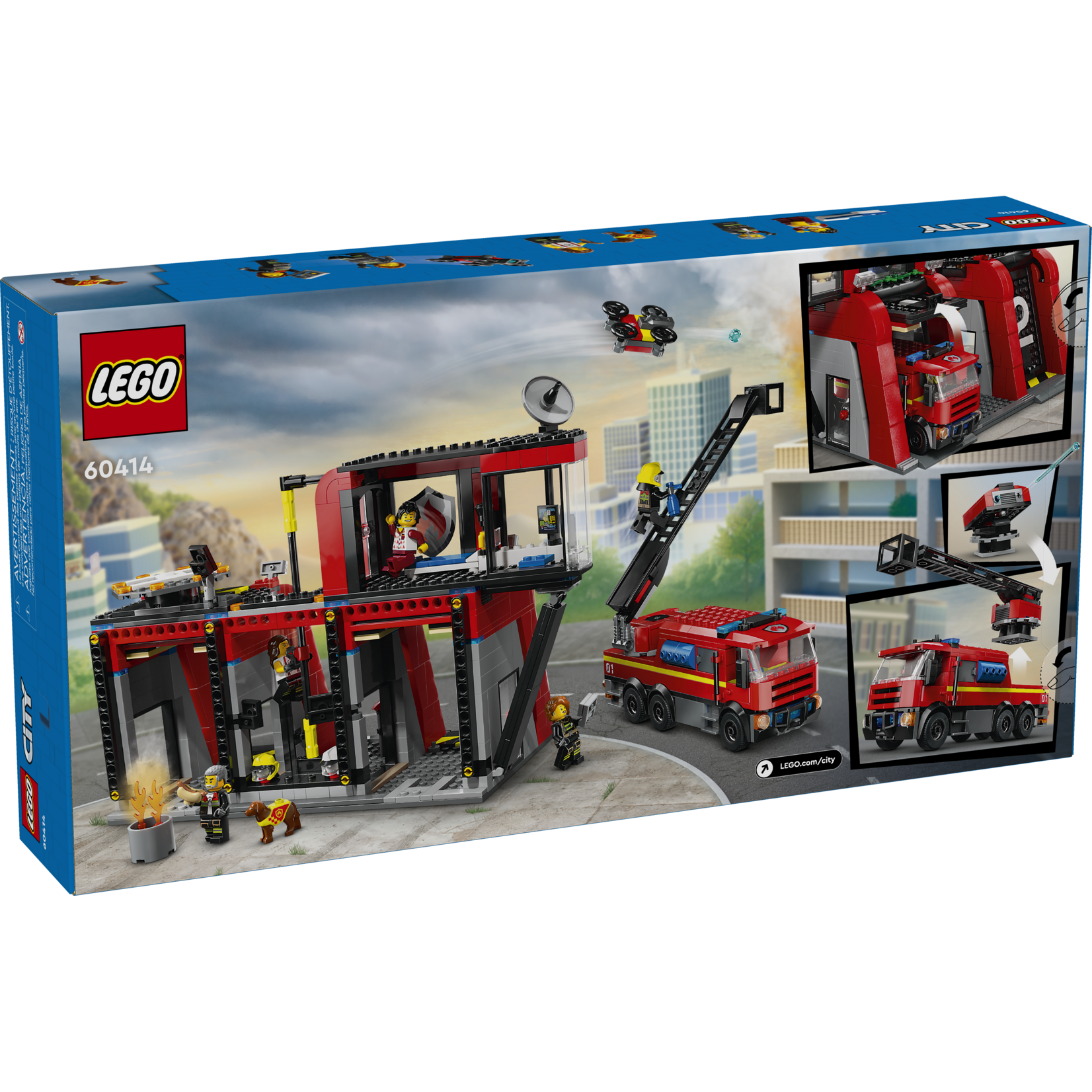 LEGO® City 60414 - Fire Station with Fire Truck