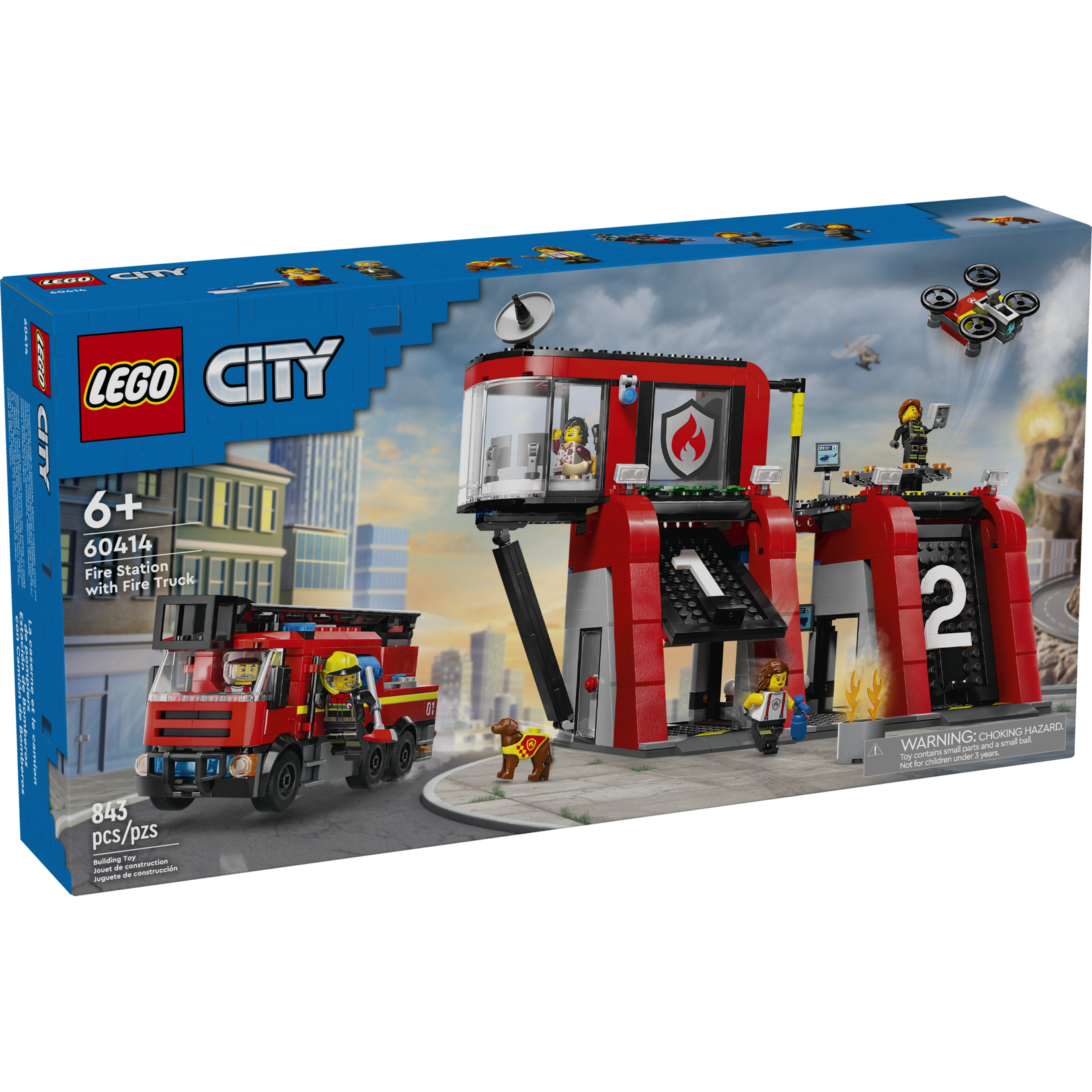 LEGO® City 60414 - Fire Station with Fire Truck