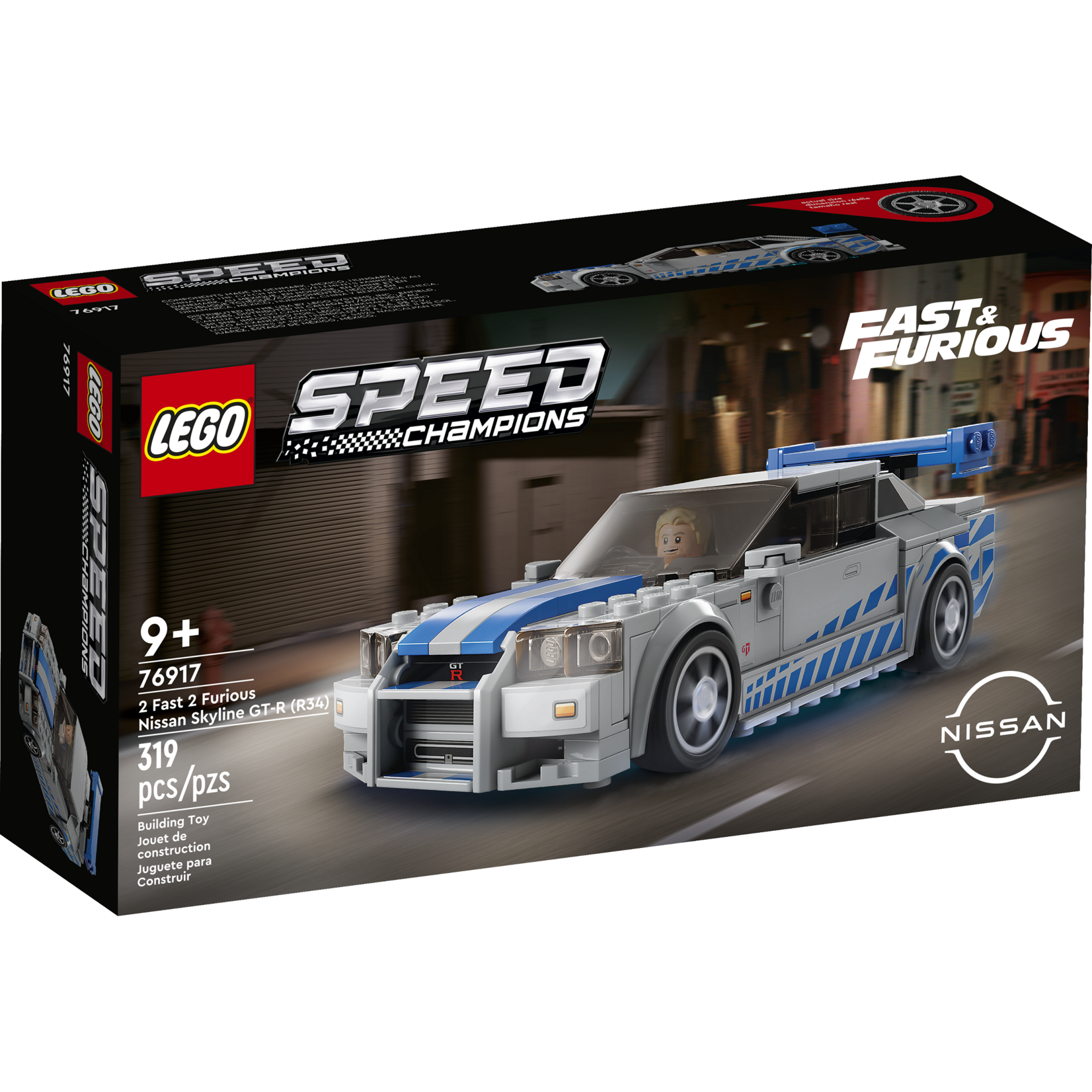 LEGO® Speed Champions 76917 - 2F & 2F Nissan Skyline GT-R