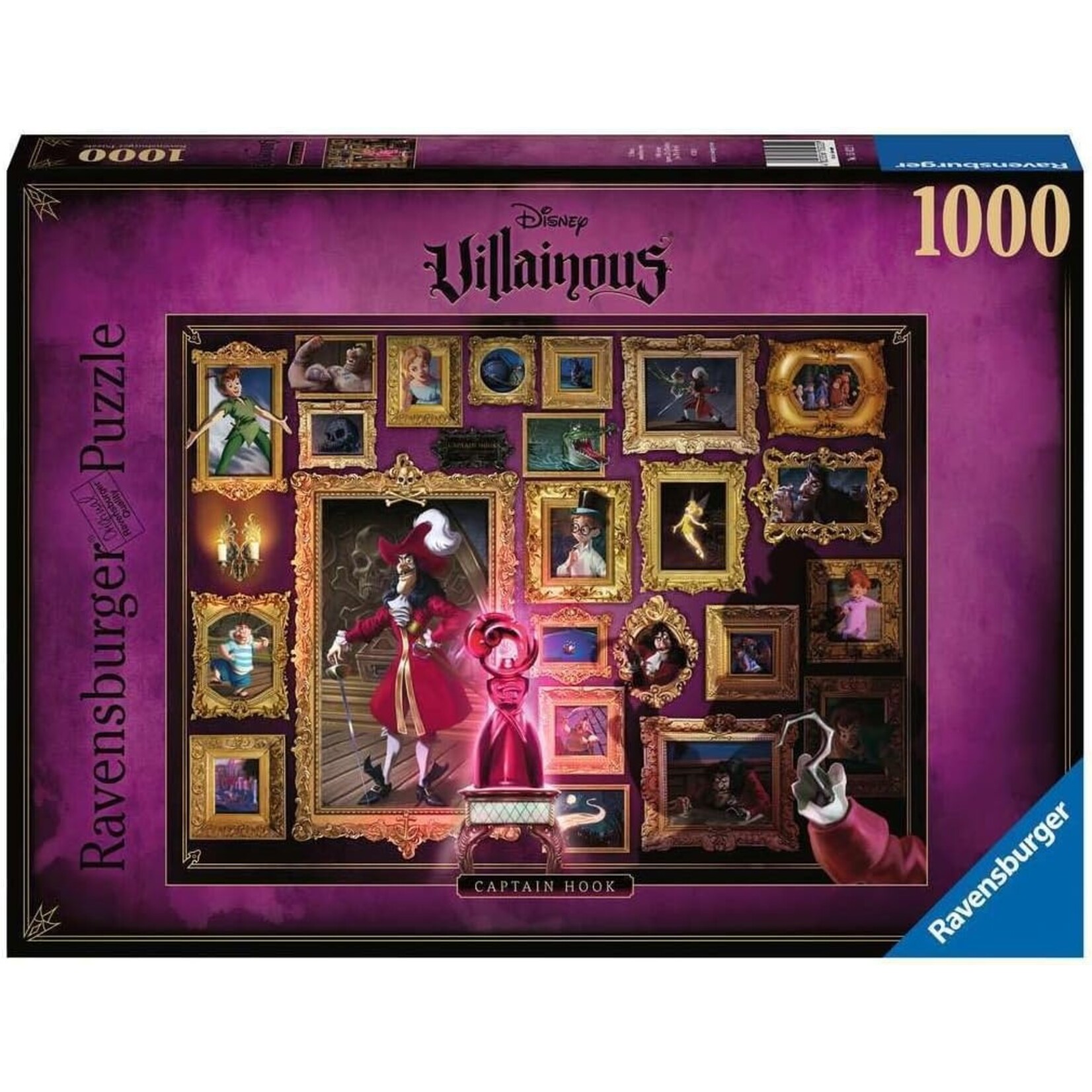 Ravensburger Disney Villainous: Captain Hook 1000 Piece Puzzle