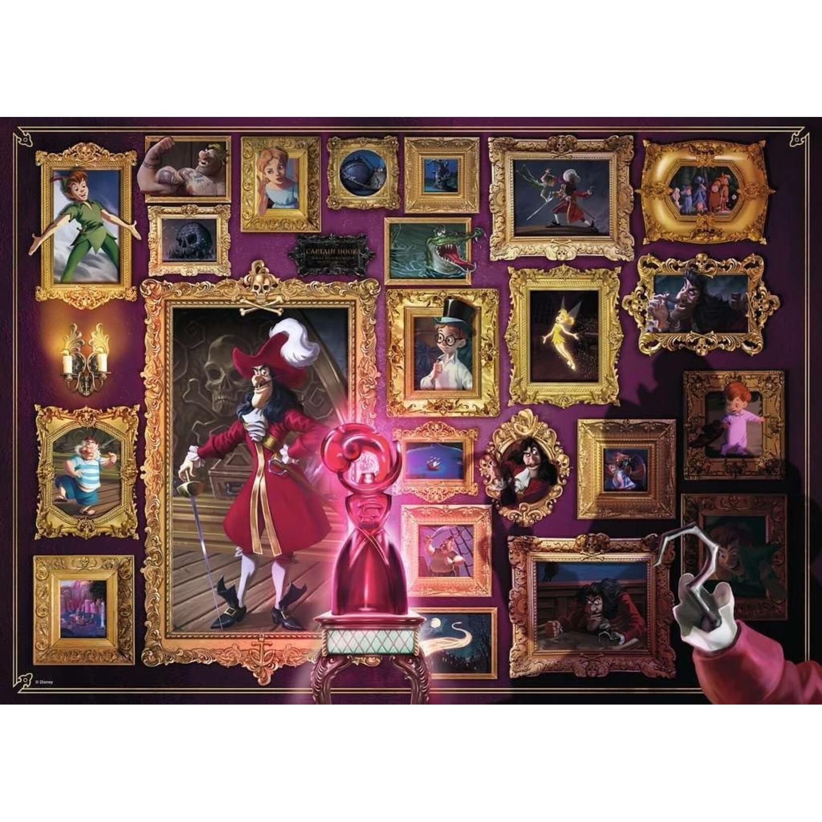 Ravensburger Disney Villainous: Captain Hook 1000 Piece Puzzle