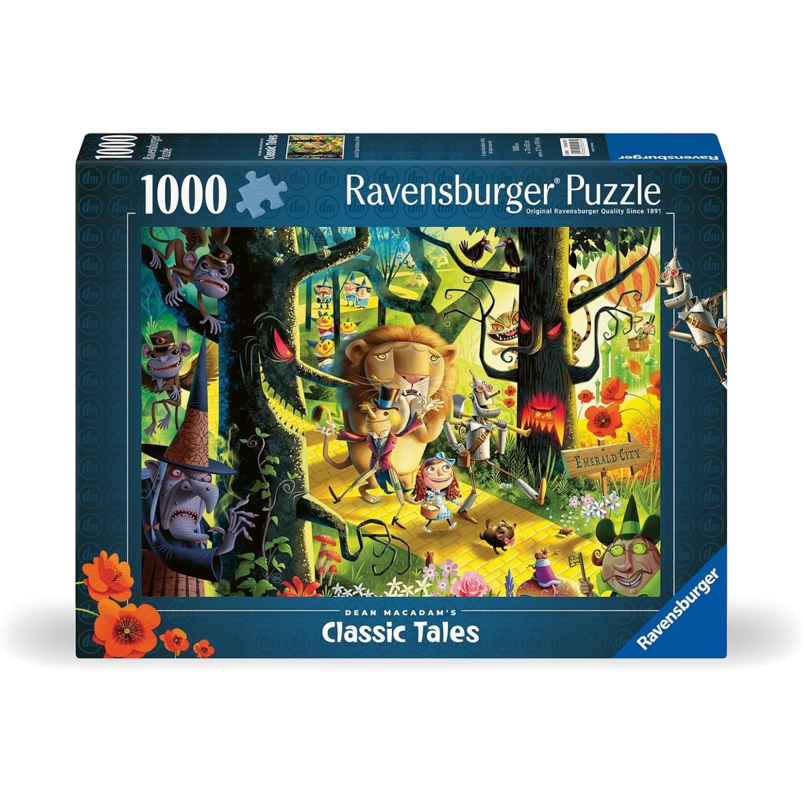 Ravensburger MacAdam: Lions, Tigers & Bears, Oh My! - 1000 Piece Puzzle