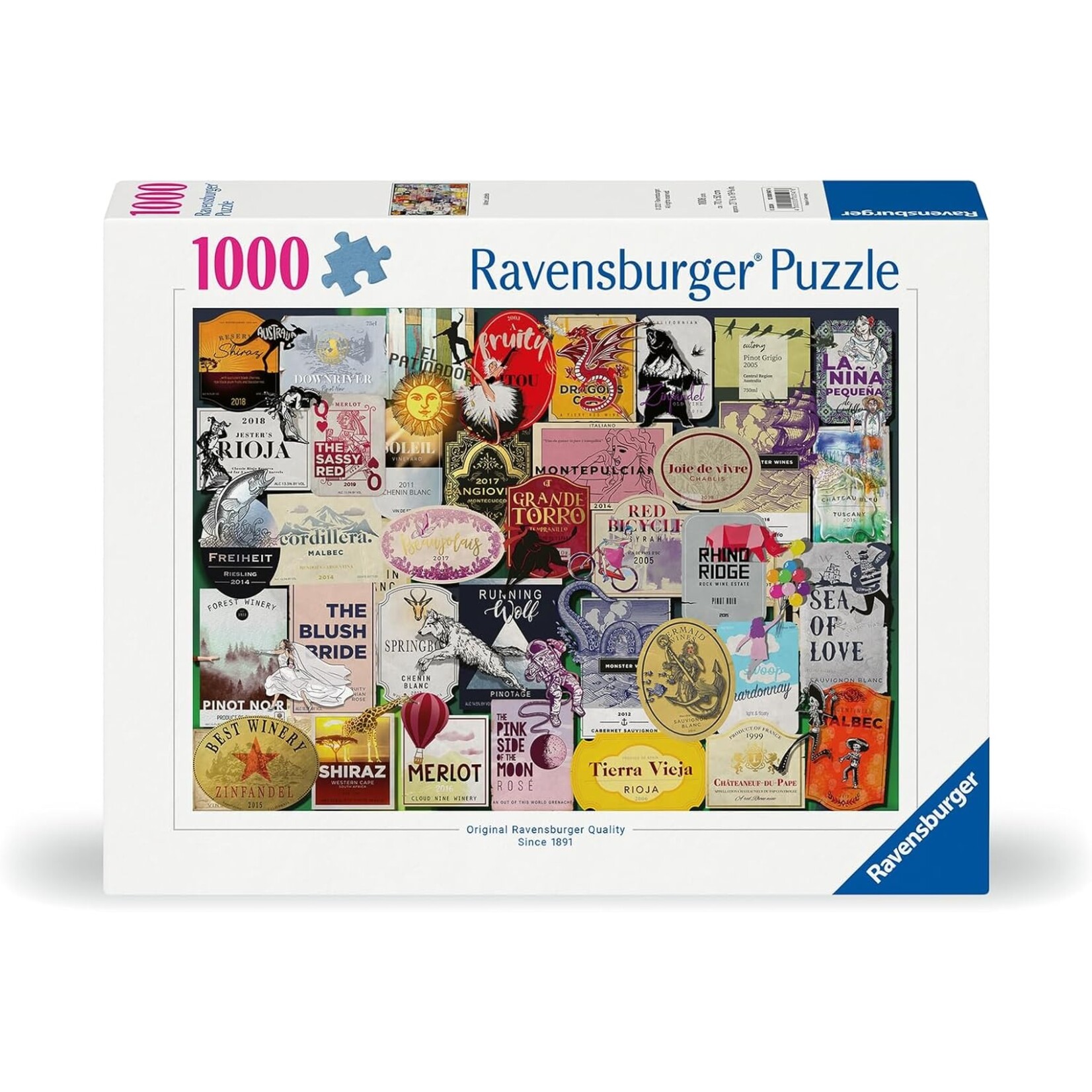 Ravensburger Wine Labels - 1000 Piece Puzzle