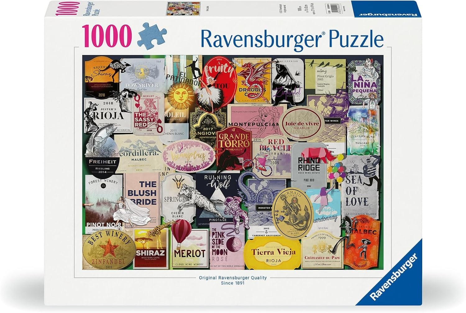 Wine Labels - 1000 Piece Puzzle